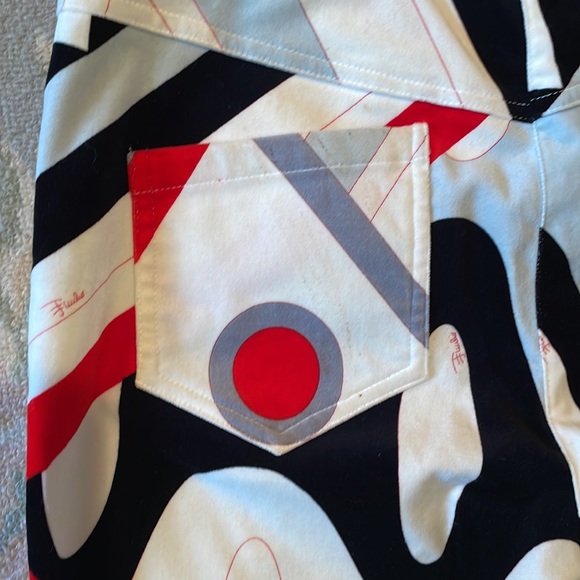 EMILIO PUCCI Velvet Pants - 28” Waist 41” Long 29” Inseam - Picture 4 of 9